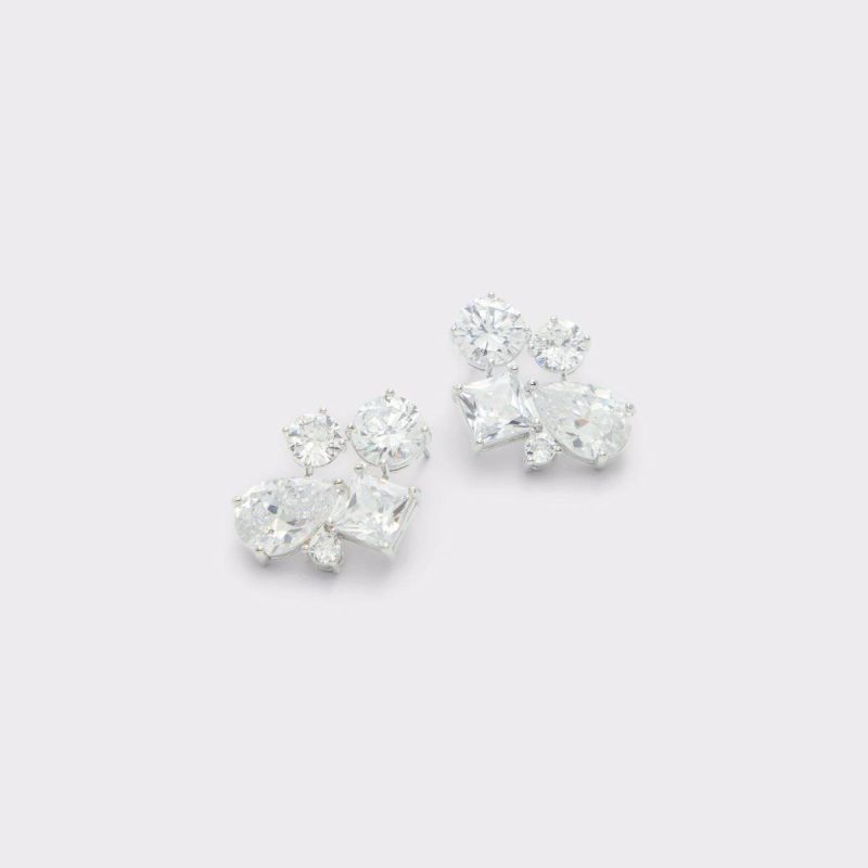 Women Riranad Silver/Clear Multi Women's Earrings Silver/Clear Multi Jewelry Aldo - 1