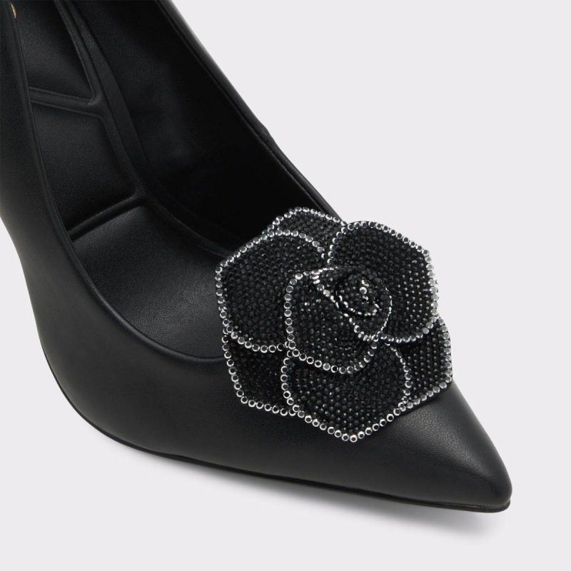 Women Rosettes Black Women's Shoe Charms & Laces Aldo Shoe Charms & Laces Black - 2