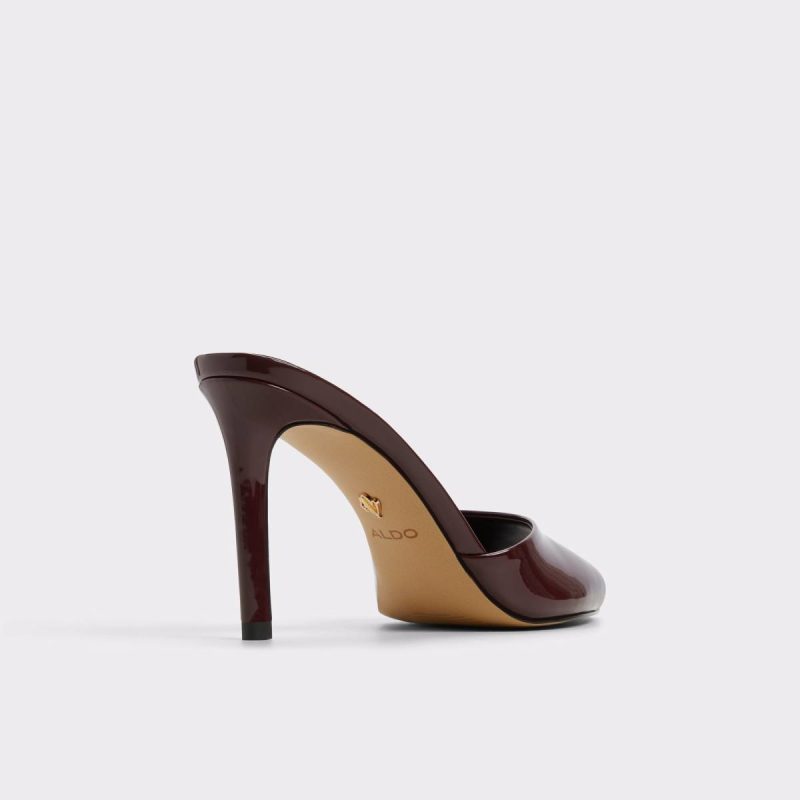 Women Sandals Bordo Aldo Anniebrilden Bordo Women's Heeled Mules - 3