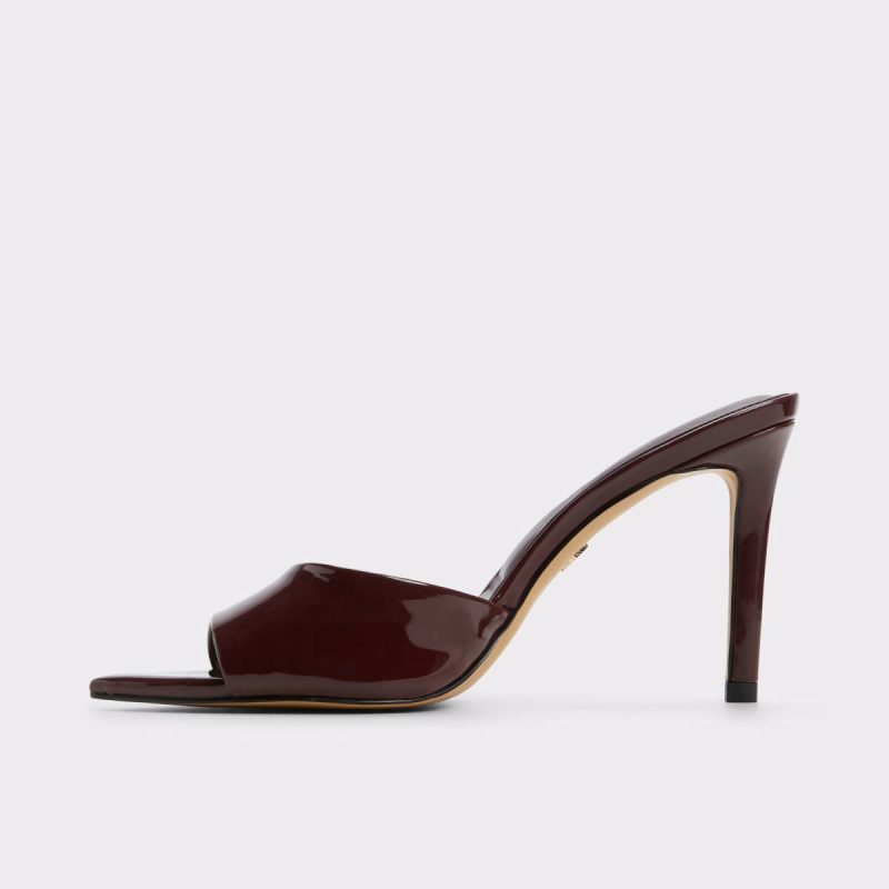 Women Sandals Bordo Aldo Anniebrilden Bordo Women's Heeled Mules - 4