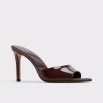 Women Sandals Bordo Aldo Anniebrilden Bordo Women's Heeled Mules - 5