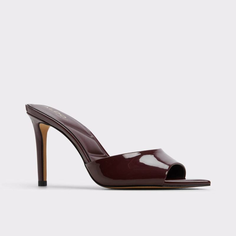 Women Sandals Bordo Aldo Anniebrilden Bordo Women's Heeled Mules - 5