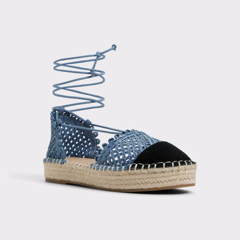 Women Sandals Denim Picot Denim Women's Wedges Aldo - 4