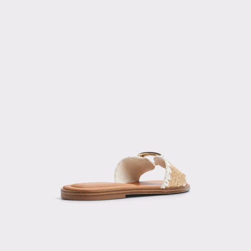 Women Sandals Open Natural Aldo Tidella Open Natural Women's Flat Sandals - 2