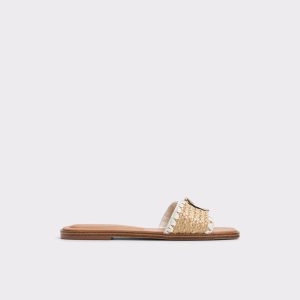 Women Sandals Open Natural Aldo Tidella Open Natural Women's Flat Sandals - 1
