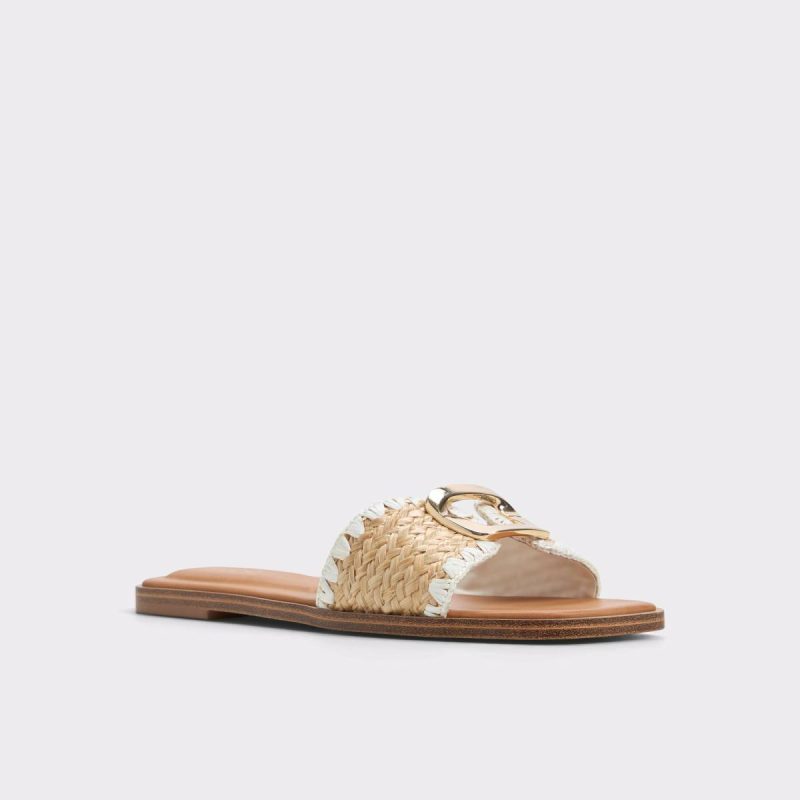 Women Sandals Open Natural Aldo Tidella Open Natural Women's Flat Sandals - 4