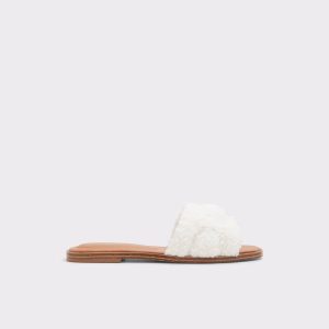 Women Sandals White Multi Aldo Elenaa White Multi Women's Flat Sandals - 1