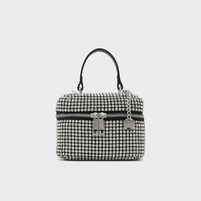 Women Silver/Clear Multi Teeax Silver/Clear Multi Women's Top Handle Bags Aldo Top Handle Bags - 1