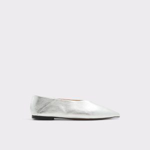 Women Silver Zolissa Silver Women's Ballet Flats Aldo Ballet Flats - 1