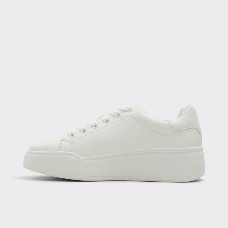 Women Sneakers Aldo Halerenna White Combo Synthetic Smooth Women's Low Top Sneakers White Combo Synthetic Smooth - 3