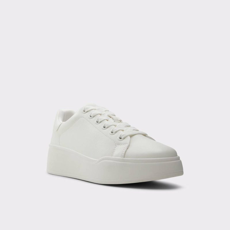 Women Sneakers Aldo Halerenna White Combo Synthetic Smooth Women's Low Top Sneakers White Combo Synthetic Smooth - 4