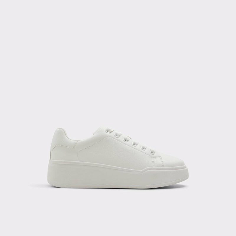 Women Sneakers Aldo Halerenna White Combo Synthetic Smooth Women's Low Top Sneakers White Combo Synthetic Smooth - 1