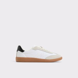 Women Sneakers White/Black Clubstyle White/Black Women's Low Top Sneakers Aldo - 1