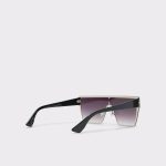 Women Sunglasses Aldo Black/Silver Multi Gavenany Black/Silver Multi Women's Shield - 3