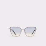 Women Sunglasses Gold Aldo Lukianx Gold Women's Statement Sunglasses - 1