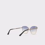Women Sunglasses Gold Aldo Lukianx Gold Women's Statement Sunglasses - 3