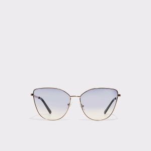 Women Sunglasses Gold Aldo Lukianx Gold Women's Statement Sunglasses - 1