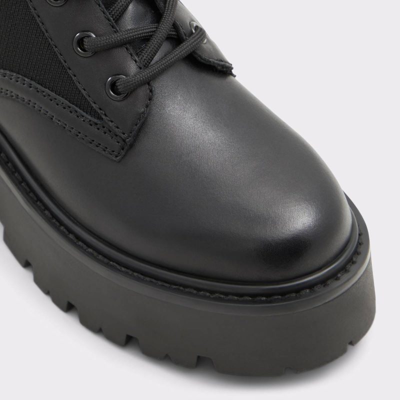 Women Talaleryknit Black Women's Combat Boots Black Boots Aldo - 5
