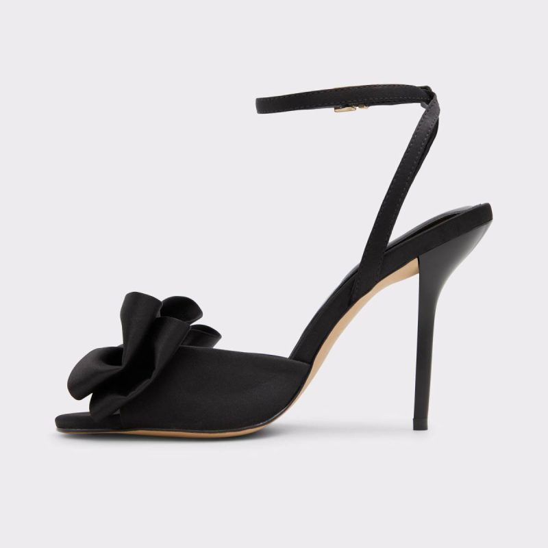 Women Tinsletta Black Women's Heeled Sandals Aldo Black Heels - 3