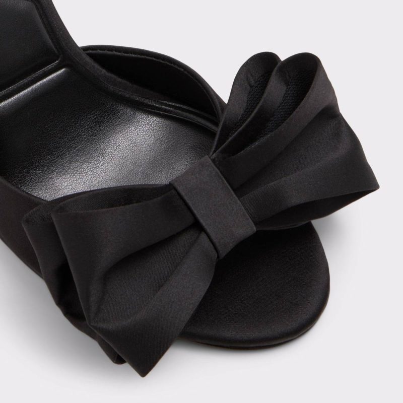 Women Tinsletta Black Women's Heeled Sandals Aldo Black Heels - 5