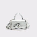 Women Top Handle Bags Aldo Lucenaax Silver Women's Top Handle Bags Silver - 1