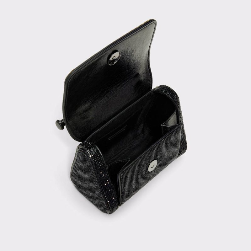 Women Top Handle Bags Black/Black Aldo Blingchic Black/Black Women's Top Handle Bags - 3