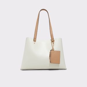 Women Tote & Satchel Bags Aldo Bone Korerrx Bone Women's Tote & Satchel Bags - 1