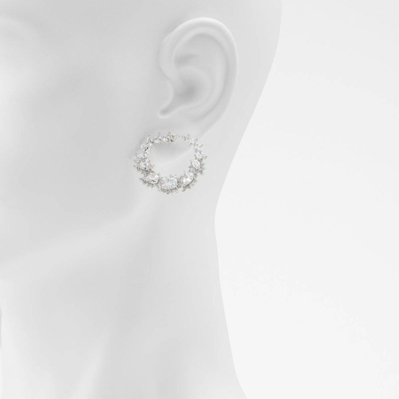 Yaha Silver/Clear Multi Women's Earrings Jewelry Women Aldo Silver/Clear Multi - 2
