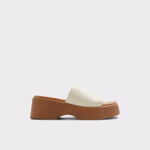 Yassu Other White Leather Women's Platform Sandals Women Sandals Other White Leather Aldo - 1