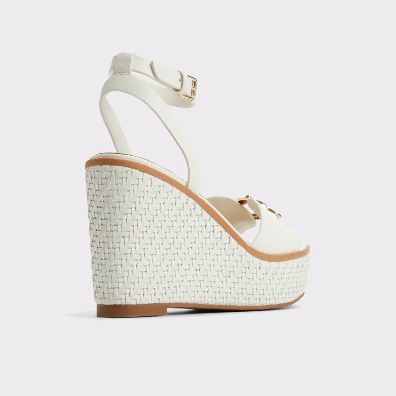 Ybylin White Women's Wedges Sandals Aldo White Women - 2