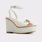 Ybylin White Women's Wedges Sandals Aldo White Women - 4