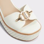 Ybylin White Women's Wedges Sandals Aldo White Women - 5