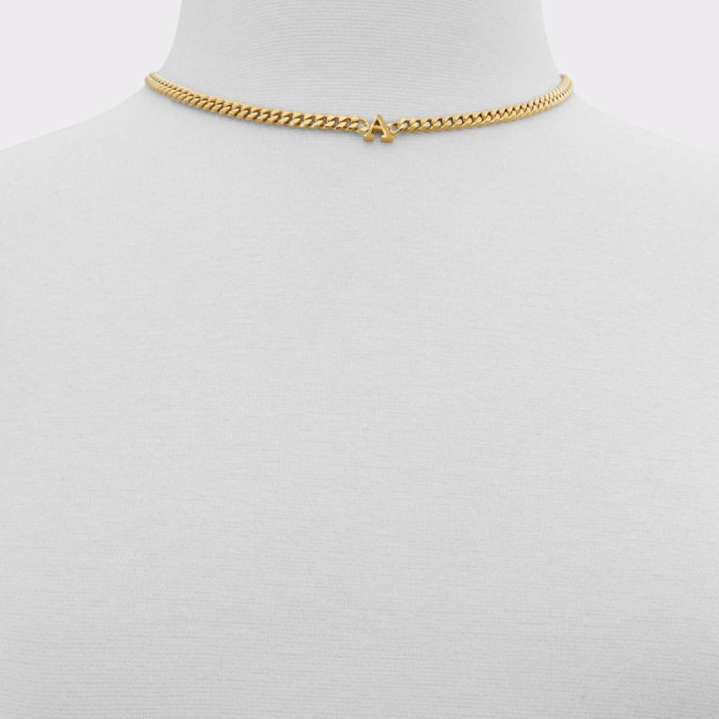 Yellow Aldo Women Jewelry Yourletters Yellow Women's Necklaces - 2