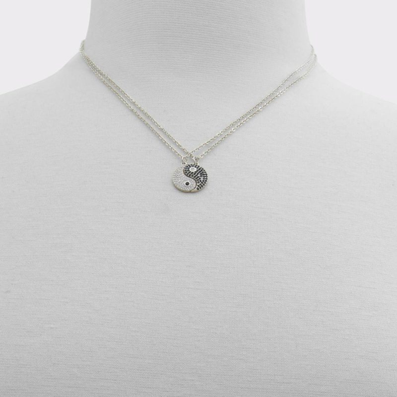 Yintomyyang Black/Silver Multi Women's Necklaces Jewelry Women Black/Silver Multi Aldo - 2