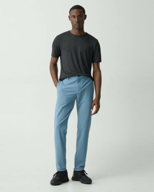 Zaine Pant In Precision Ponte Men Pants Dark Rainstorm Theory - 1