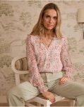 Zule Print Blouse Women Raw Polín Et Moi Blouses And Shirts - 2