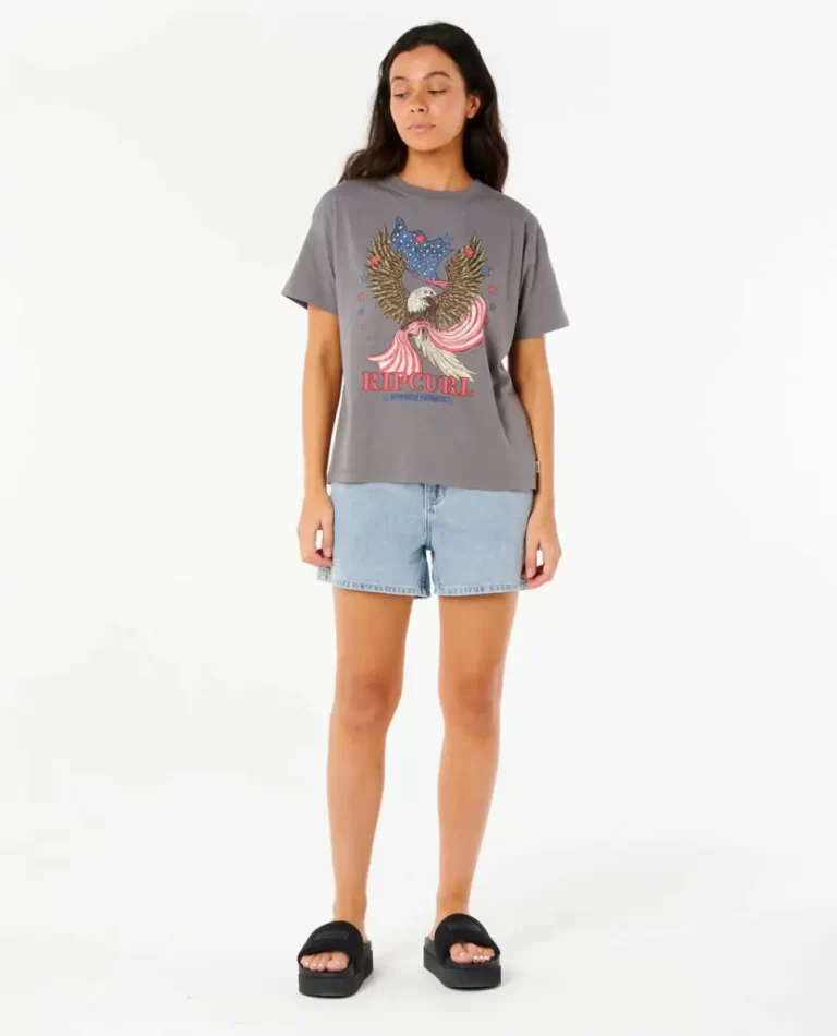 4Th Of July Relaxed Tee Rip Curl Women Tees & Tanks - 4