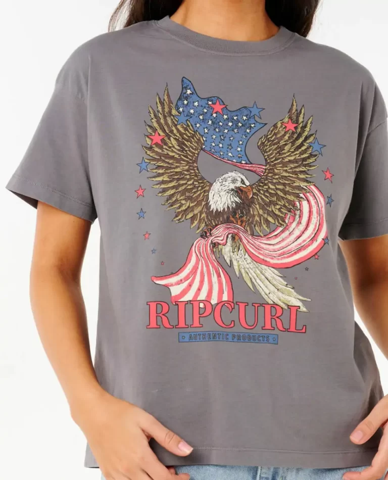 4Th Of July Relaxed Tee Rip Curl Women Tees & Tanks - 5