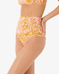 Afterglow High Waist Cheeky Bottom Women Rip Curl Bikini Bottoms - 2