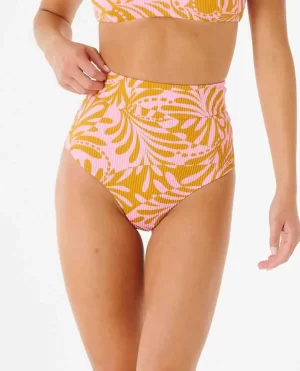 Afterglow High Waist Cheeky Bottom Women Rip Curl Bikini Bottoms - 1