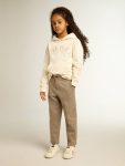 Aged White Topwear Selection (4-12 Years) Golden Goose Kids Hooded Sweatshirt In Aged White With Patches - 3
