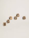 Antique Gold Golden Goose Jewelry Women's Cubic Charms In Antique Gold Color With Letters Of The Alphabet Women - 1