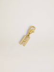 Bag Accessories Women Gold Letter H Charm In Gold-Colored Brass With Crystals Golden Goose - 2