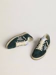 Ball Star Ball Star In Green Suede With Silver Glitter Star Golden Goose Women - 2