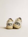 Ball Star Golden Goose Women Ball Star In Nylon And Leather With Pink And Light Blue Star And Beige Heel Tab - 4