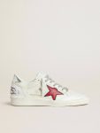 Ball Star Golden Goose Women’s Ball Star Ltd With Red Star And Silver Heel Tab Women - 1