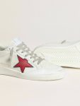 Ball Star Golden Goose Women’s Ball Star Ltd With Red Star And Silver Heel Tab Women - 3