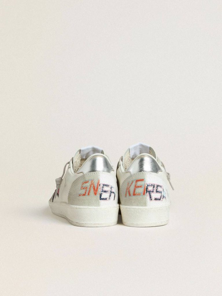 Ball Star Golden Goose Women’s Ball Star Ltd With Red Star And Silver Heel Tab Women - 4