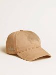 Beige Golden Goose Hats Women Beige Baseball Cap With A Lived-In Finish - 2