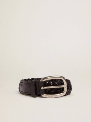 Belts Black Golden Goose Women's Belt In Black Leather Women - 1